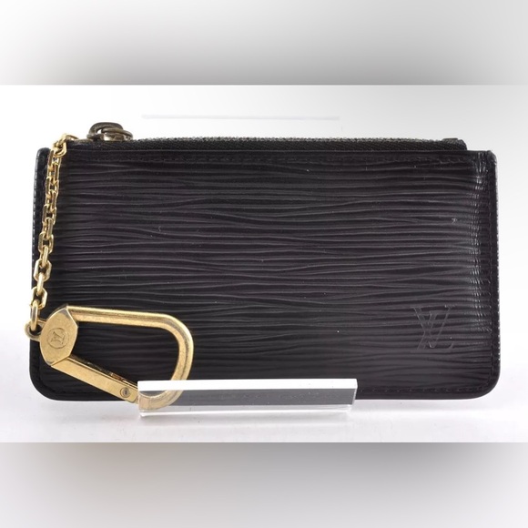 Louis Vuitton Handbags - LOUIS VUITTON Pochette Cre Epi Coin/key Case Leather Black